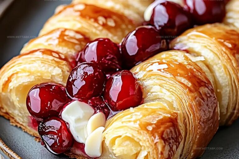 Cream Cheese Cherry Almond Danish Recipe