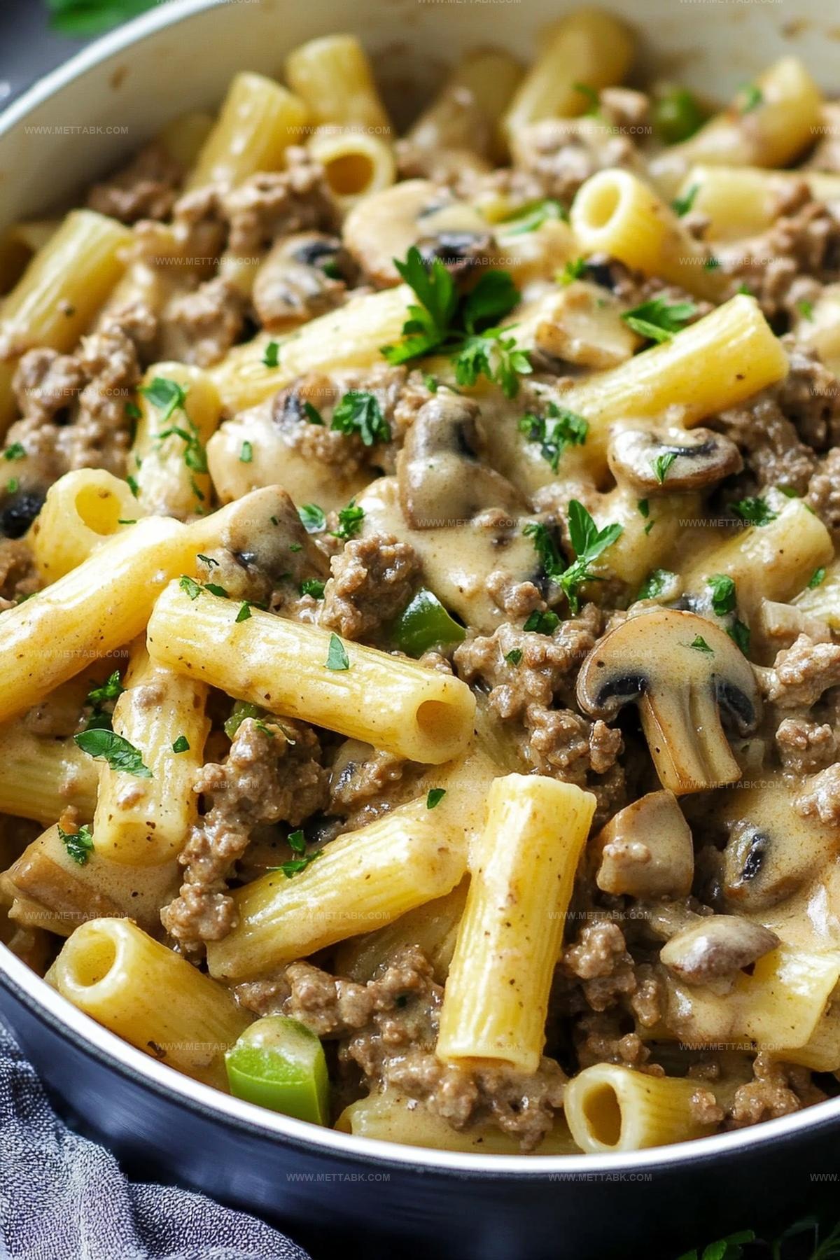Philly Cheesesteak Pasta Recipe