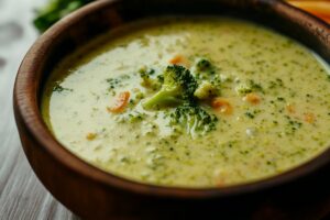 High-Protein Broccoli Cheddar Soup Recipe