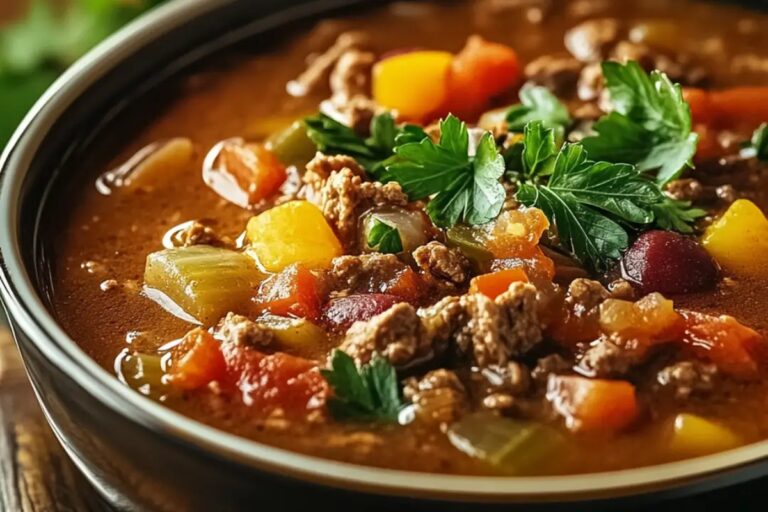 Hearty Crockpot Cowboy Soup Recipe