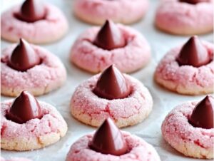 Strawberry Kiss Cookies Recipe