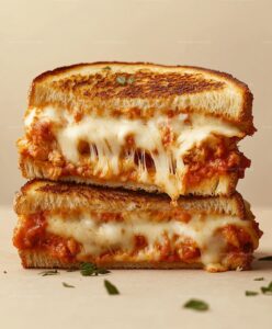 Lazy Chicken Parmesan Grilled Cheese Recipe