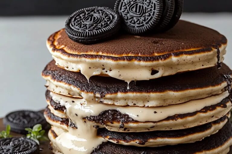 Giant Oreo Pancakes Recipe