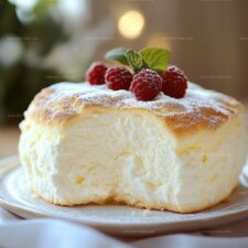 Yogurt Cloud Cake For A Light Dessert Recipe-image