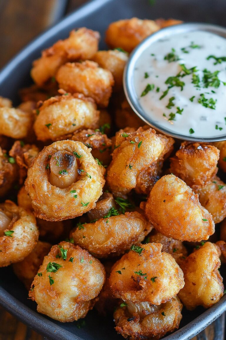 Crispy Fried Mushrooms Recipe