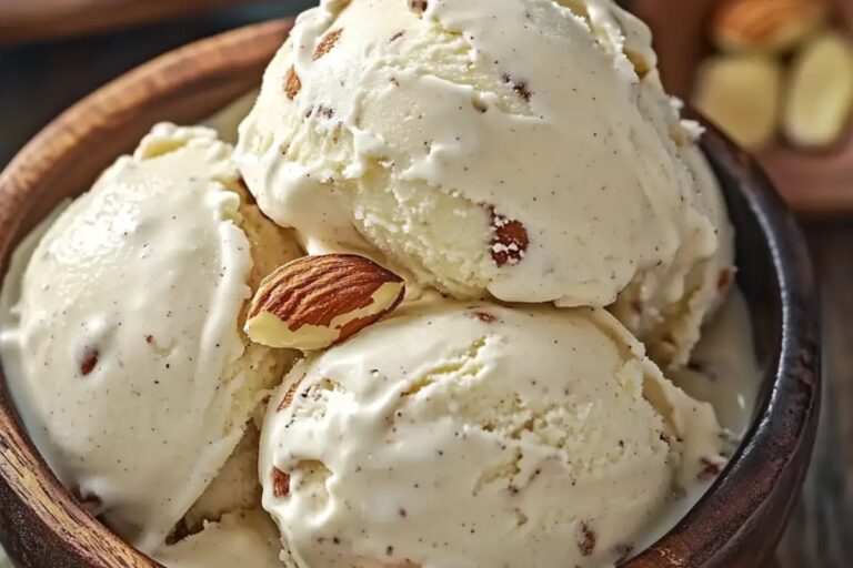Roasted Almond & White Chocolate No-Churn Ice Cream Recipe