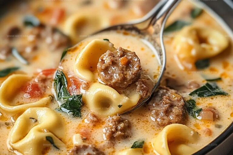 Creamy Sausage Tortellini Soup Recipe
