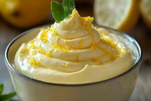 Creamy Lemon Mousse Recipe