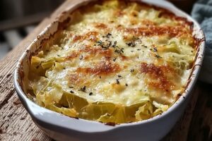 Cheesy Cabbage Casserole Recipe