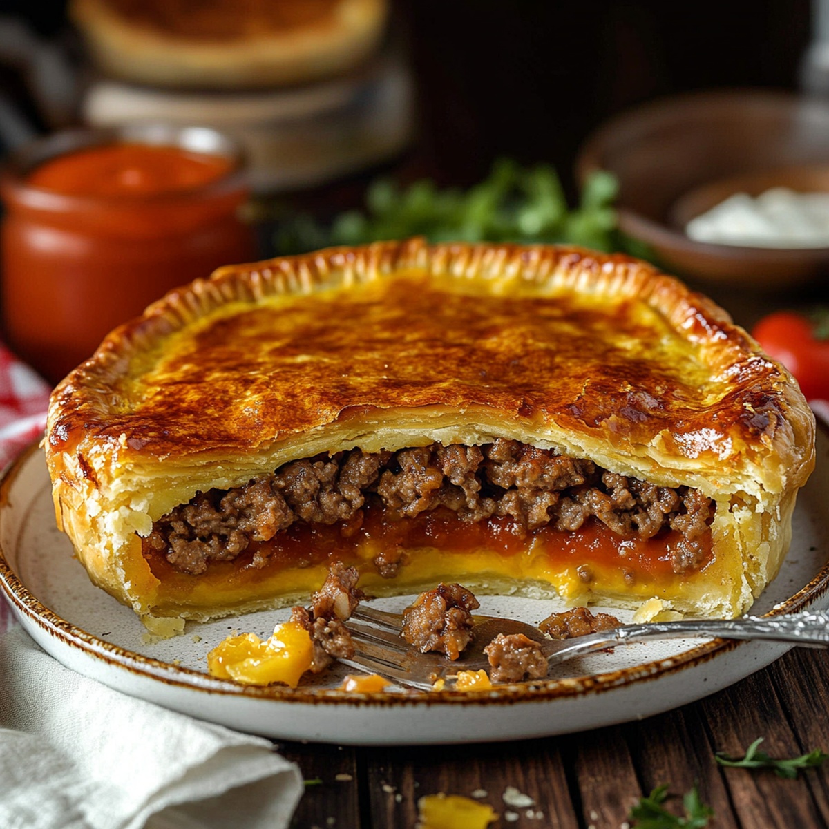 Easy Hamburger Pie Recipe