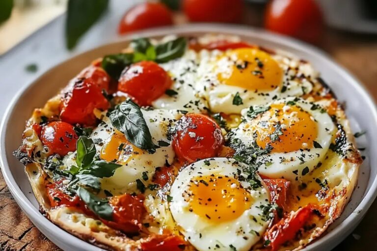 Mediterranean Baked Feta Eggs Recipe
