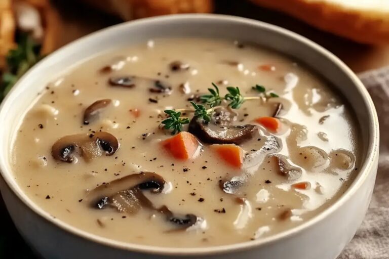 Creamy Mushroom Soup Recipe