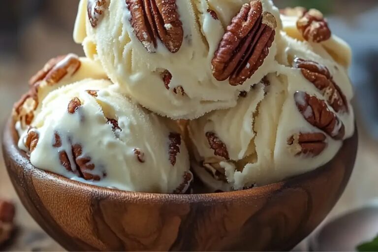 Homemade Butter Pecan Ice Cream Recipe