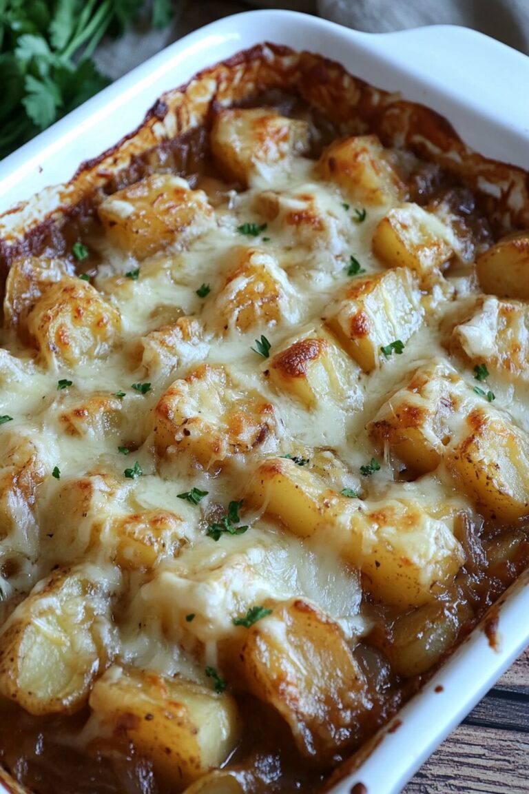 French Onion Potato Bake Recipe