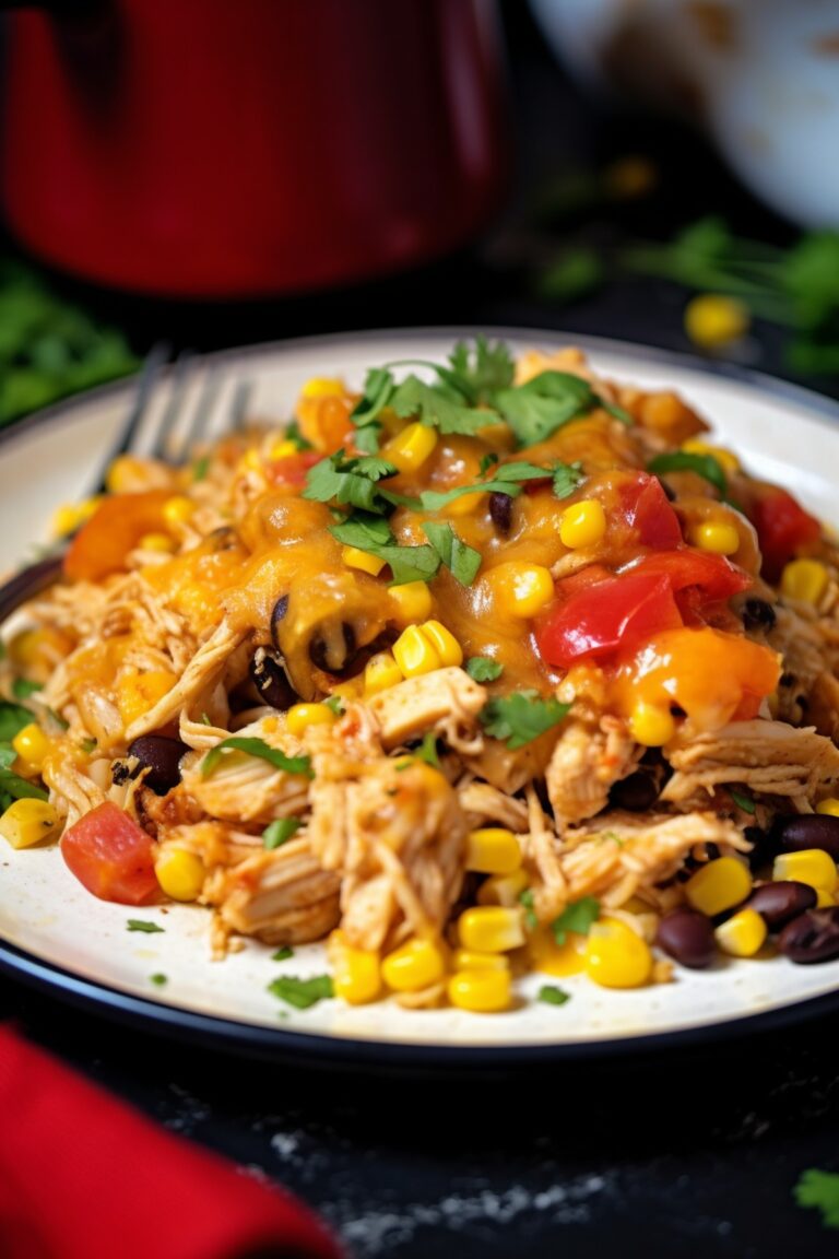 Southwest Crock Pot Chicken And Rice Recipe