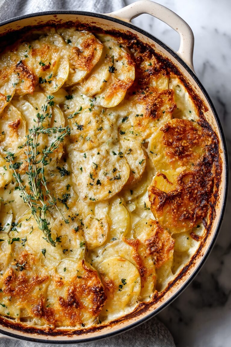 Crispy Parmesan And Gruyere Potato Gratin Recipe
