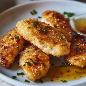 Crispy Garlic Parmesan Chicken Tenders Recipe