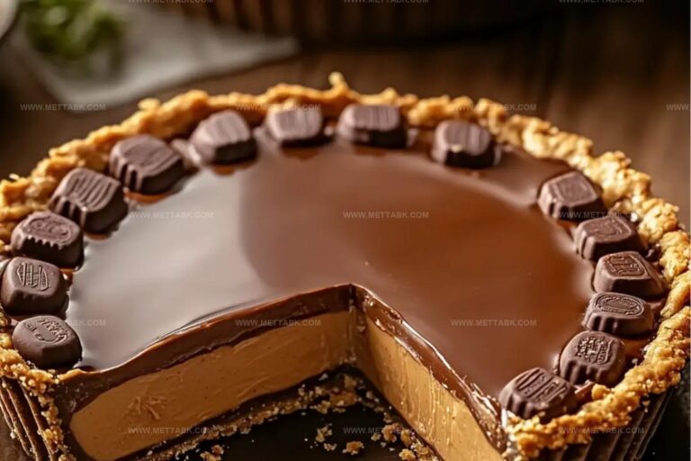 Giant Reeses Peanut Butter Cup Pie Recipe