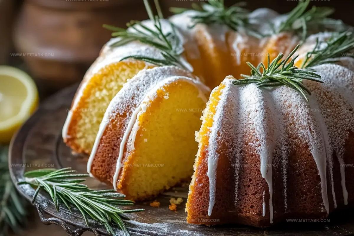 The Rosemary-Lemon Bundt Cake Recipe