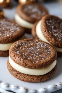 Ginger Molasses Cookies With Eggnog Buttercream Recipe
