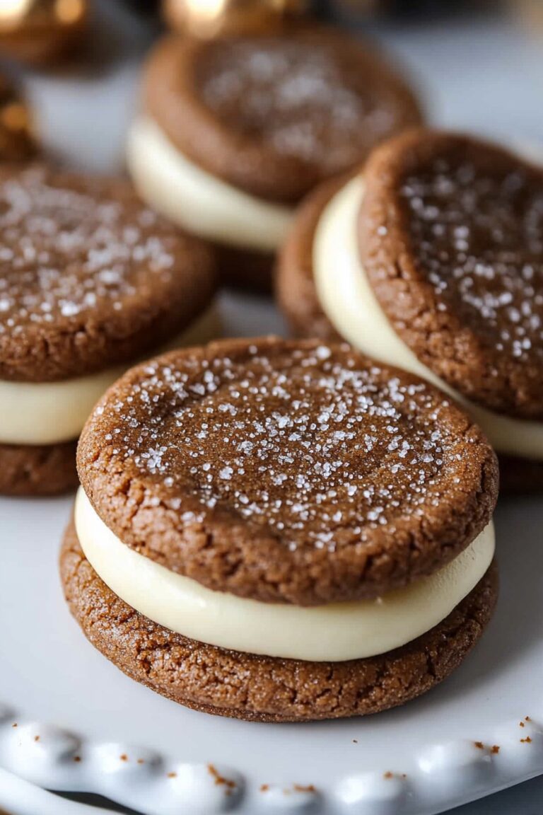 Ginger Molasses Cookies With Eggnog Buttercream Recipe