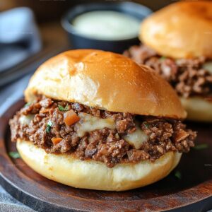 Philly Cheesesteak Sloppy Joes Recipe