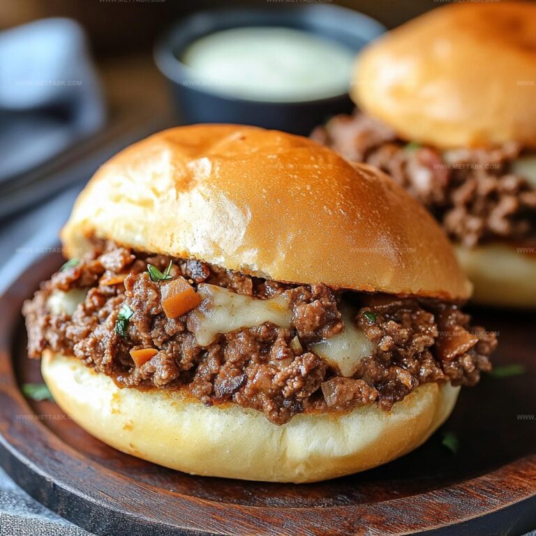 Philly Cheesesteak Sloppy Joes Recipe