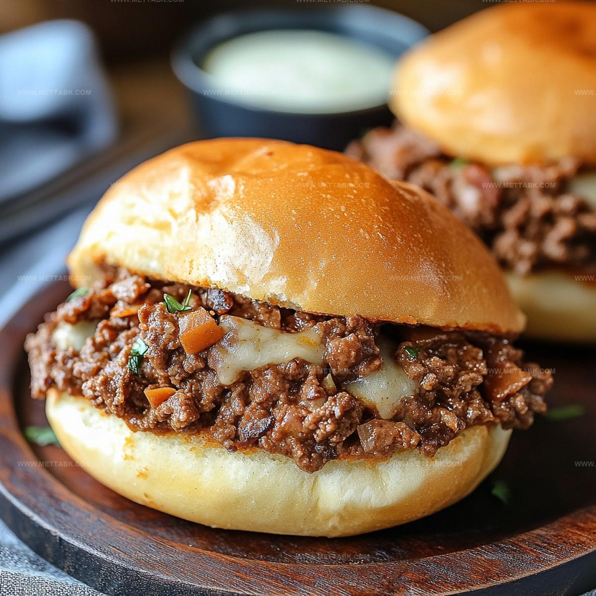 Philly Cheesesteak Sloppy Joes Recipe