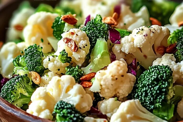 Cauliflower Broccoli Salad Recipe