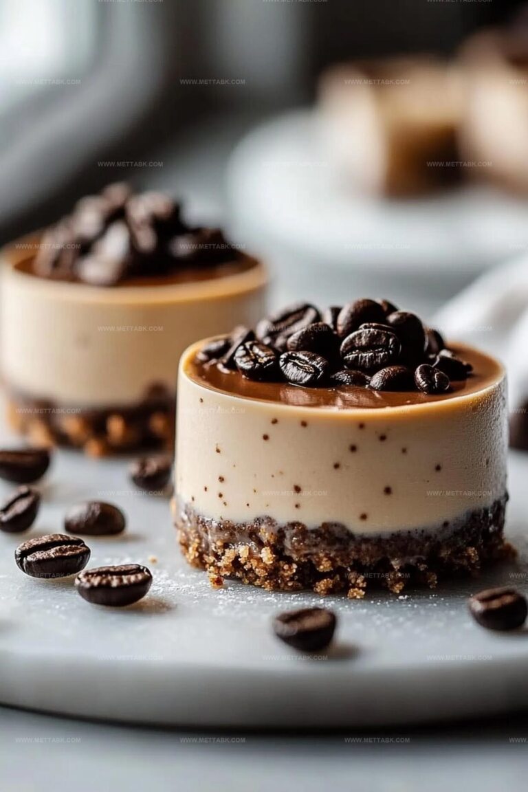 Mini Coffee Cheesecake Recipe
