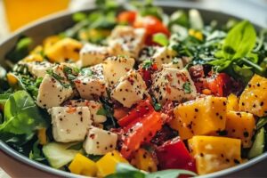 Healthy Protein Salad Bowl Recipe