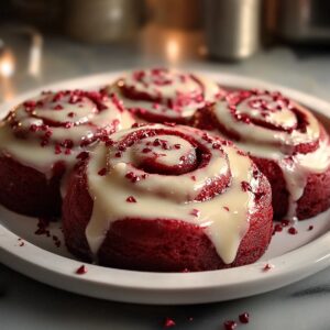Valentines Day Red Velvet Cinnamon Rolls Recipe