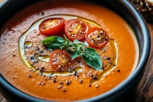 Creamy Roasted Tomato And Garlic Soup A Hug In A Bowl Recipe