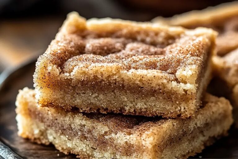 Chewy Snickerdoodle Cookie Bars Recipe