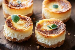Mini Cottage Cheese Cheesecakes Recipe