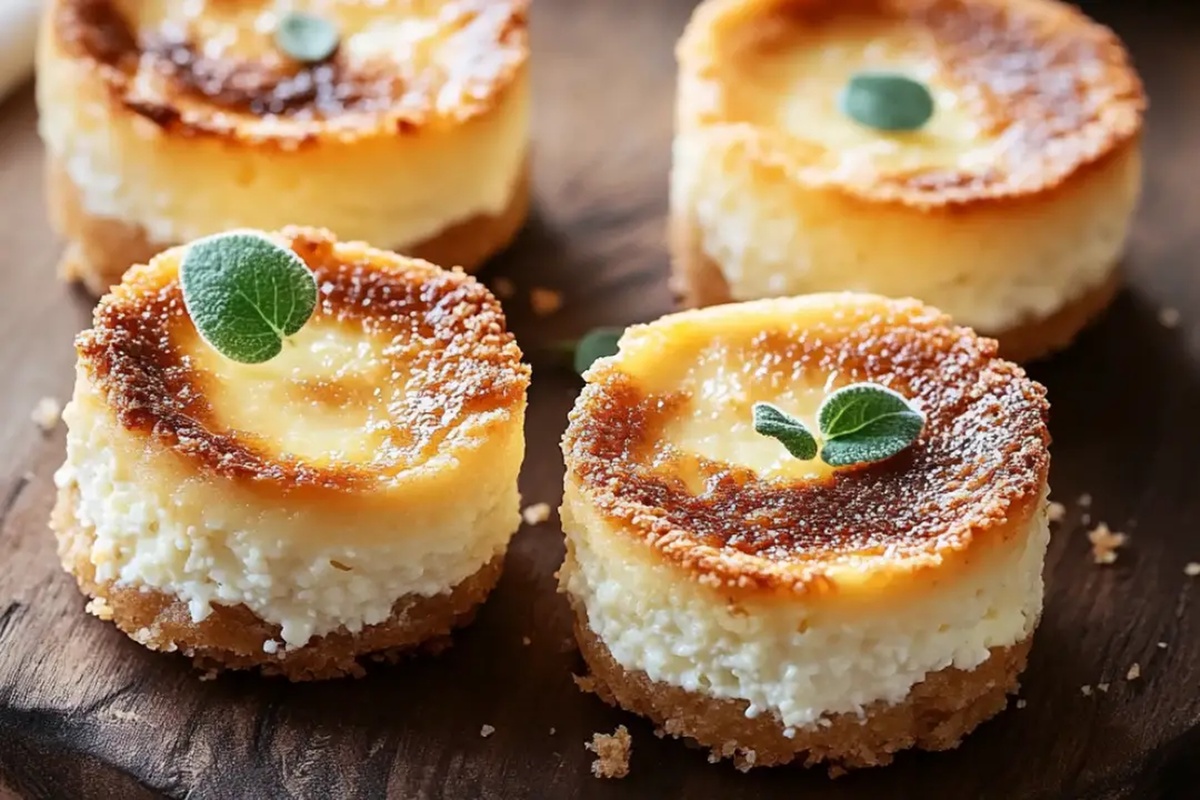 Mini Cottage Cheese Cheesecakes Recipe