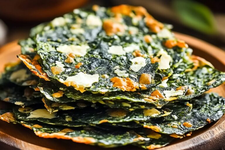 Mediterranean Spinach And Feta Crisps Recipe
