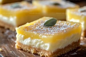 Lemon Cream Cheese Bars Recipe