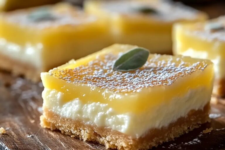 Lemon Cream Cheese Bars Recipe