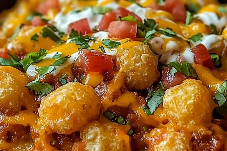 Slow Cooker Mexican Tater Tot Casserole Recipe