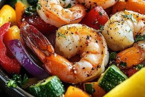 Colorful Shrimp & Veggie Bowl Recipe