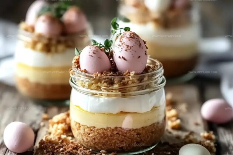 Easter Egg Cheesecake Jars Recipe