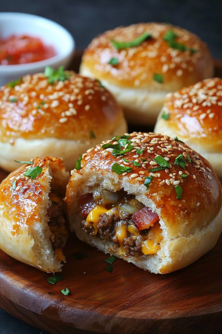 Bacon Cheeseburger Bombs Recipe