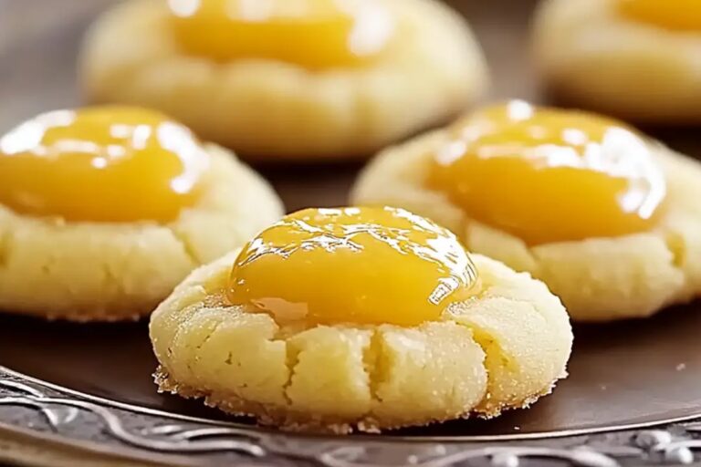 Lemon Thumbprint Cookies Recipe