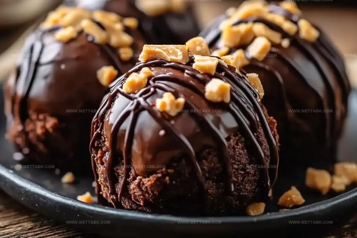 Peanut Butter Brownie Bombs Recipe