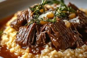 Italian Pot Roast & Parmesan Risotto Recipe