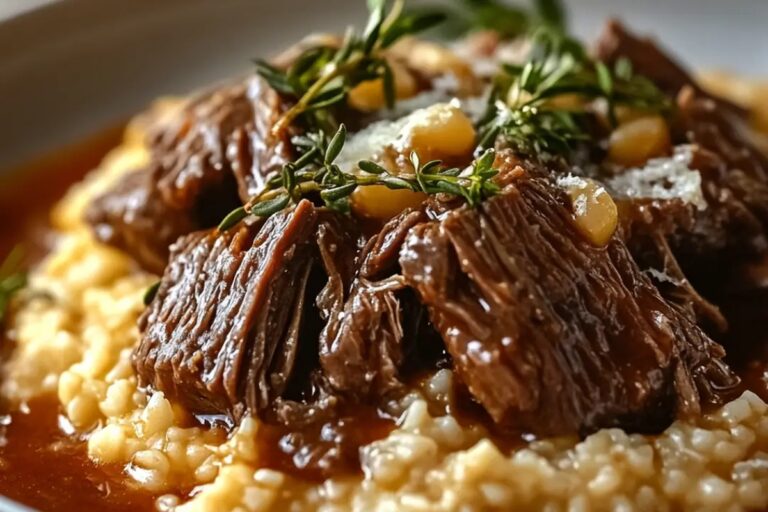 Italian Pot Roast & Parmesan Risotto Recipe