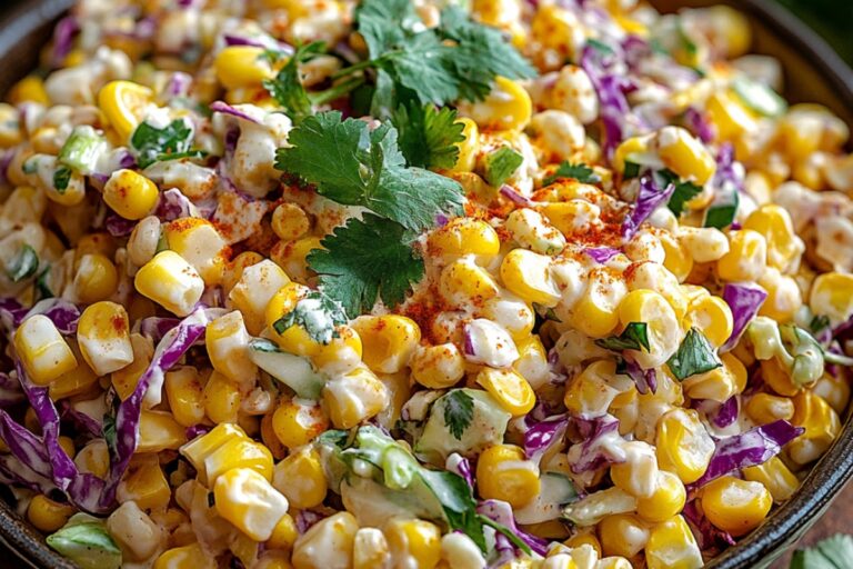 Mexican Street Corn Coleslaw Recipe
