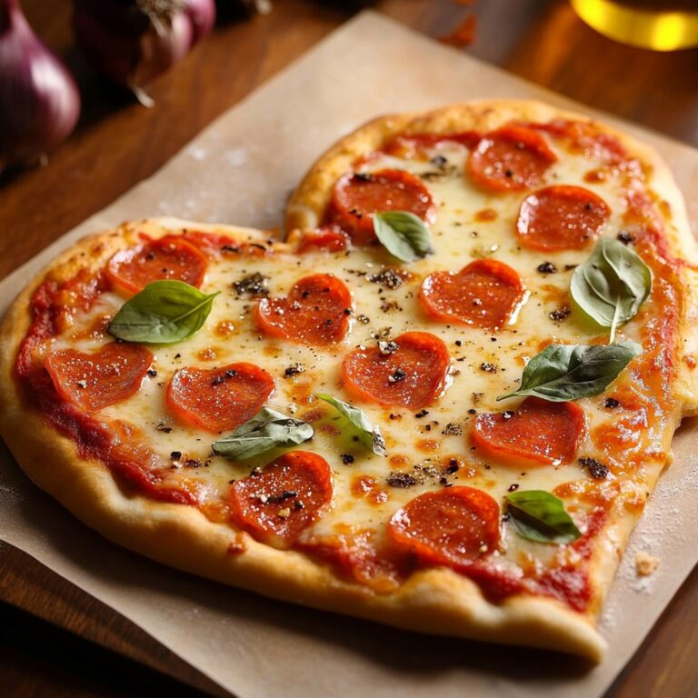 Heart-Shaped Pizza Recipe