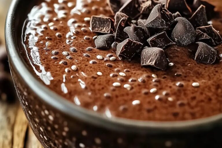 High-Protein Chocolate Chia Pudding Recipe